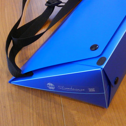Vickal bag ビッカルバッグ　驚愕の軽さ　折畳可能　ブルー 1枚目の画像
