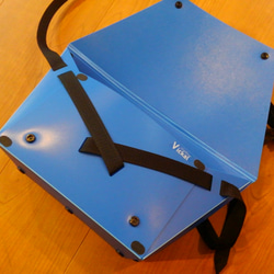 Vickal bag ビッカルバッグ　驚愕の軽さ　折畳可能　ブルー 2枚目の画像