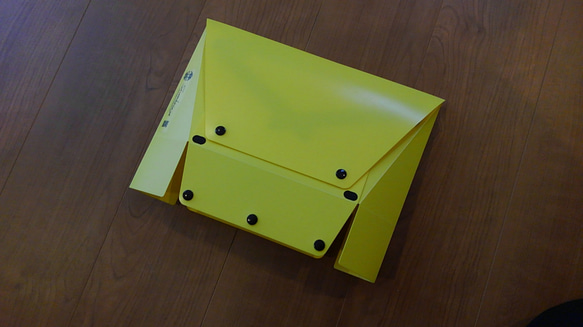 Vickal bag ビッカルバッグ　驚愕の軽さ　折畳可能　イエロー 3枚目の画像