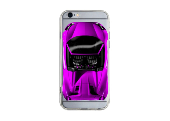 超級跑車 紫色 - Samsung iPhone 5s 6s 7 plus HTC Sony LG 手機殼 / 香港製造 第1張的照片