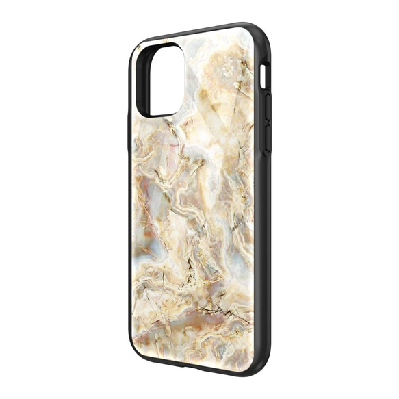 卵の黄色の大理石の石の模様のある艶をかけられた光沢のある電話ケースiPhone 11 Pro Max Samsung Xiaom 2枚目の画像