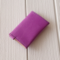 スリムなミニ財布 マイネ(紫) 2枚目の画像
