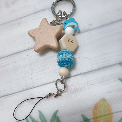 ストラップ付きクリップ ストラップ タオルクリップ バッグチャーム H