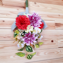 オーダー専用 フラワーハーフリース プリザーブドフラワー