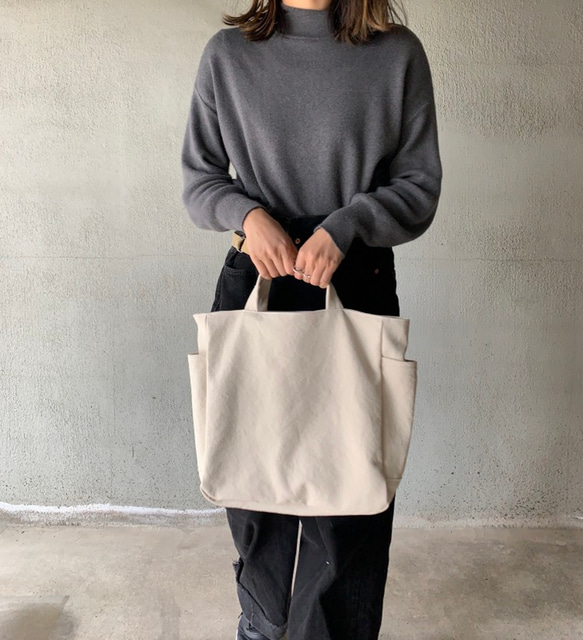 square tote M キナリ 1枚目の画像