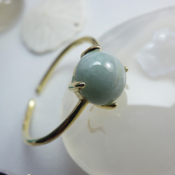 糸魚川翡翠の指輪♪6ｍｍ　フリーサイズ 二体目 3枚目の画像