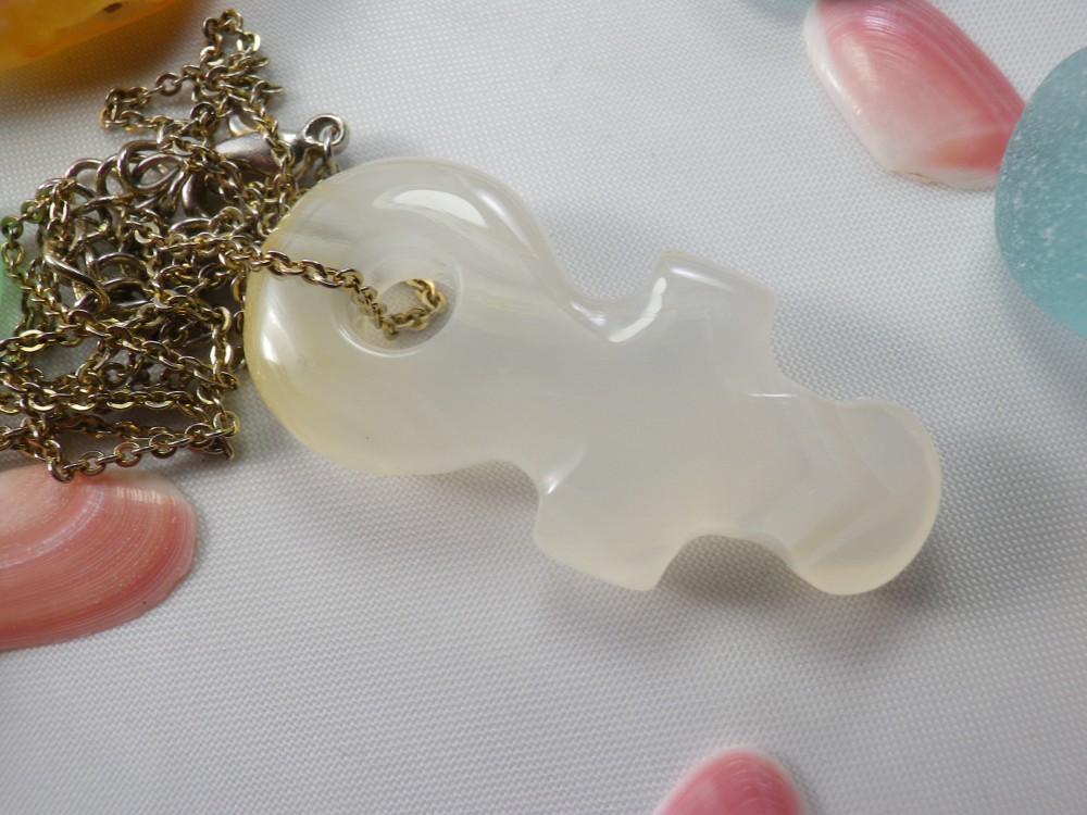 瑪瑙 シーアゲート 生命のアンク♪（縞縞ちゃん）