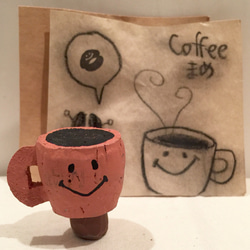 コーヒーはんこ　粒 1枚目の画像