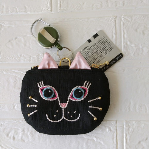 新品タグ付き】UNDER COVER ×The POOL 黒猫転写ポーチ