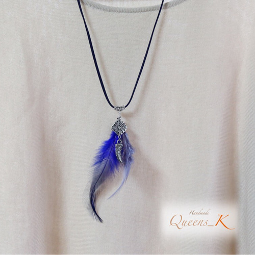 feather革タグ&ターコイズcross✨ネックレス✨革タグ feather革タグ&ターコイズcross✨ネックレス✨革タグ - メルカリ