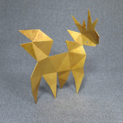 オリ・カザリ　『麒麟（キリン）』真鍮製 4枚目の画像