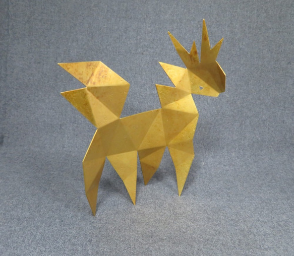 オリ・カザリ　『麒麟（キリン）』真鍮製 4枚目の画像