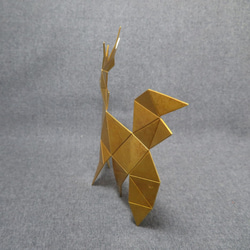オリ・カザリ　『麒麟（キリン）』真鍮製 5枚目の画像