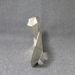 オリ・カザリ『クマ』銀色のクマ・洋銀製 9枚目の画像