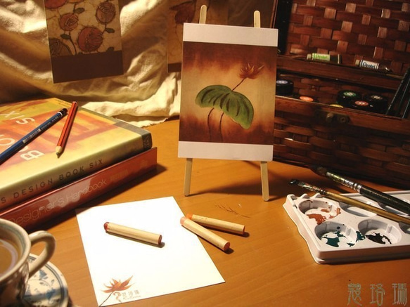 ♔蔻珞瑪♘  Ⓓⓔⓢⓘⓖⓝ -『Flower』手繪蠟染系列明信片套組-共3款 第6張的照片