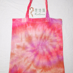 ♔蔻珞瑪♘ Ⓓⓔⓢⓘⓖⓝ - 手染購物袋-紅紫橙 第3張的照片