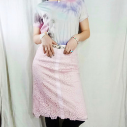 ♔蔻珞瑪♘ Ⓓⓔⓢⓘⓖⓝ -手染粉嫩多彩反摺圓領短T-黑粉紫藍灰 原價$680 第10張的照片