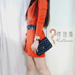 ♔蔻珞瑪♘  Ⓓⓔⓢⓘ長袖長上衣-【線花/獻花】(紅) 原價$780 第7張的照片