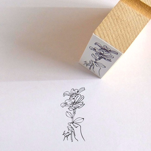 ラバースタンプ 【 日付 サンカク 】 | YAMAMOTO PAPER