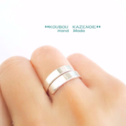 ◇RASEN　RING◇　シルバー950リング  受注制作　刻印無料　 3枚目の画像