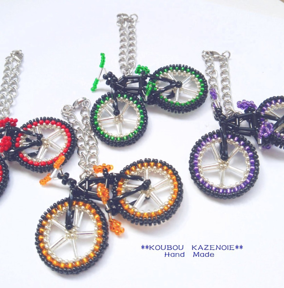 ◆Beaded bicycle◆ 4枚目の画像