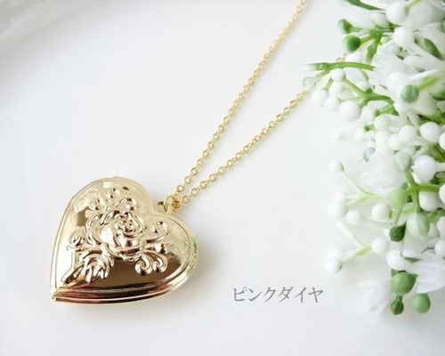 アンティークネックレス【希少】ロケットペンダント ロザリオ 薔薇