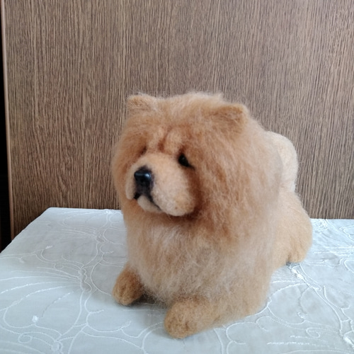 羊毛フェルト　チャウチャウ 羊毛フェルト チャウチャウ犬 羊毛フェルト Kingこうた 通販