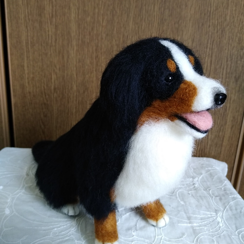 羊毛フェルト バーニーズマウンテンドッグ 羊毛フェルト masapan 通販