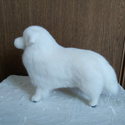 羊毛フェルト　犬　グレート・ピレニーズ 4枚目の画像