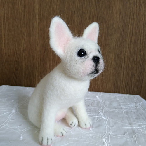 羊毛フェルト フレンチブルドッグ 羊毛フェルト masapan 通販 12180350