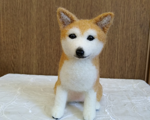 羊毛フェルト 柴犬 羊毛フェルト masapan 通販 12268391｜Creema