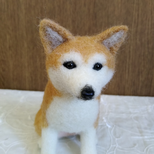 羊毛フェルト 柴犬 羊毛フェルト masapan 通販 12268391｜Creema