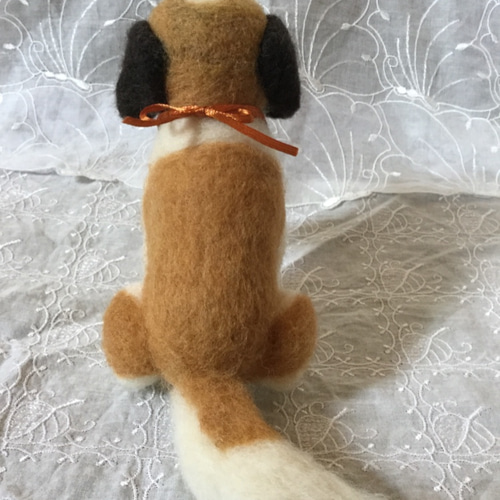 羊毛フェルト 犬 セントバーナード 羊毛フェルト masapan 通販 羊毛フェルト 犬 セントバーナード 羊毛フェルト masapan 通販