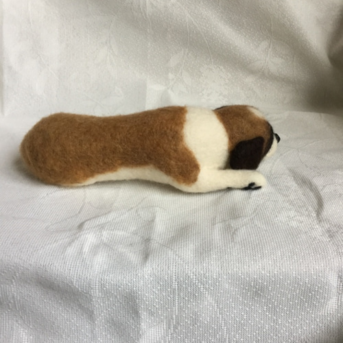 【羊毛フェルト】セントバーナード 犬 羊毛フェルト 犬 セント・バーナード 羊毛フェルト モンブラン