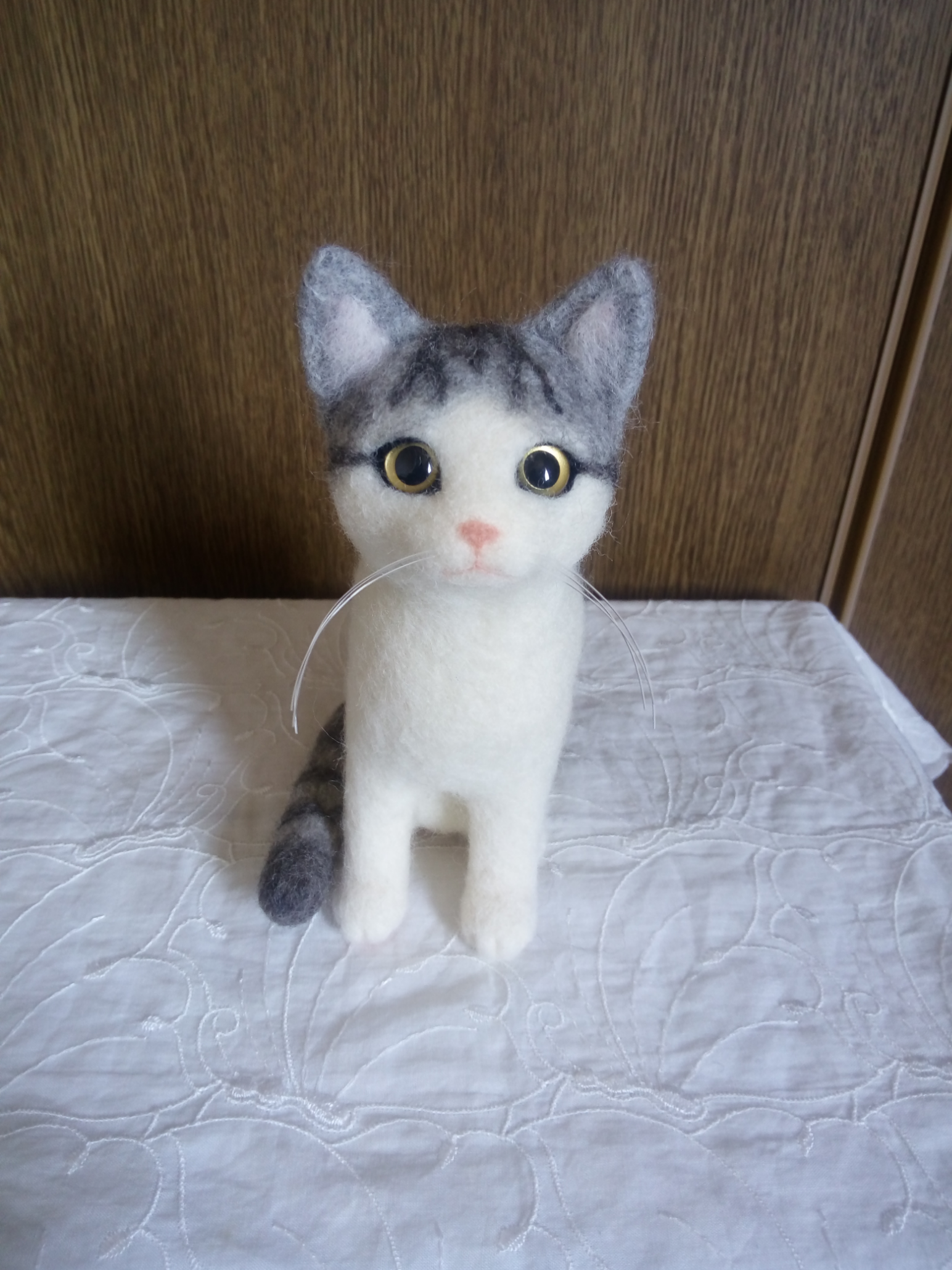 羊毛フェルト 猫 羊毛フェルト masapan 通販 6716187｜Creema