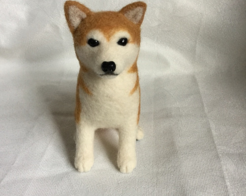 レフア♪犬 柴犬ちゃん ハリネズミちゃん 羊毛フェルト ハンドメイド 柴犬 羊毛フェルト ハンドメイド No.64 - メルカリ