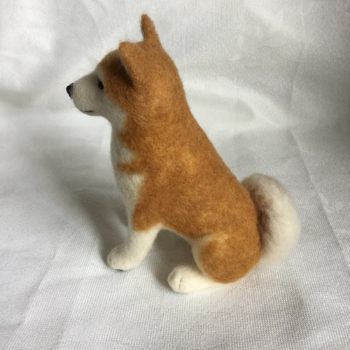 羊毛フェルト犬 柴犬 羊毛フェルト 犬 柴犬 羊毛フェルト masapan 通販 6738959