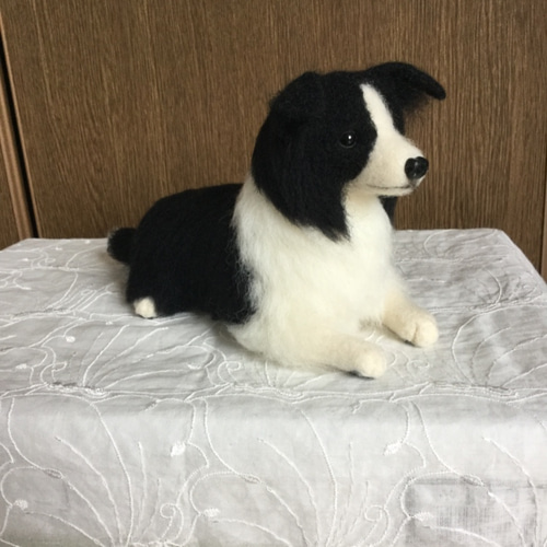 羊毛フェルト　ボーダーコリーおまけ付き 羊毛フェルト ボーダーコリーおまけ付き