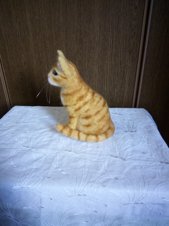 羊毛フェルト　猫 4枚目の画像