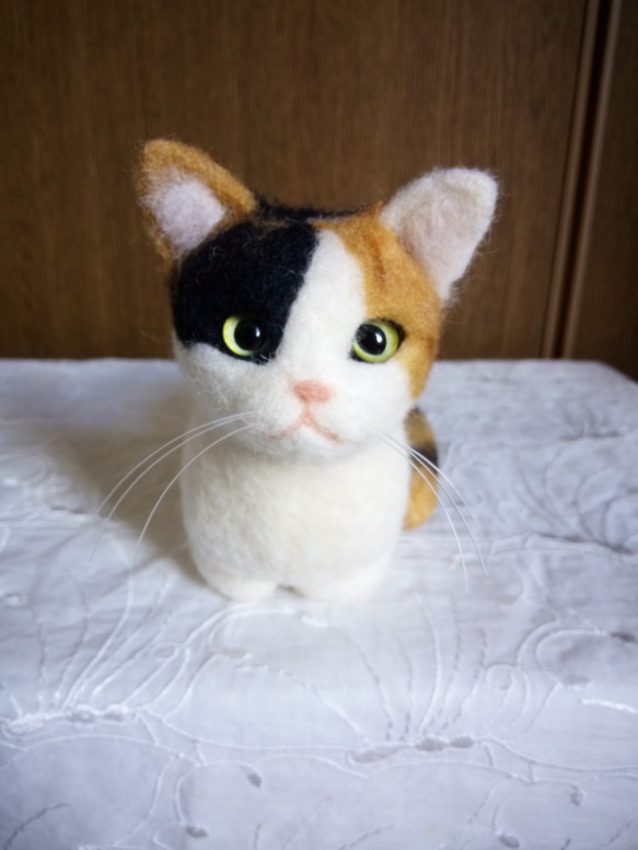 羊毛フェルト 猫 羊毛フェルト masapan 通販 7988382｜Creema