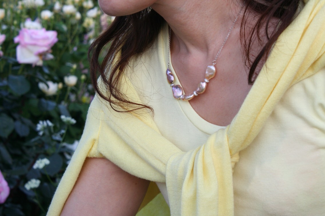 淡水パールバロックネックレス