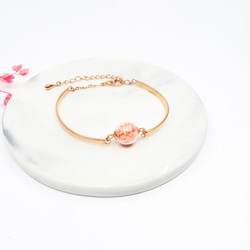 FH Gypsophila paniculata Rosegold Sliver Bracelet 1枚目の画像