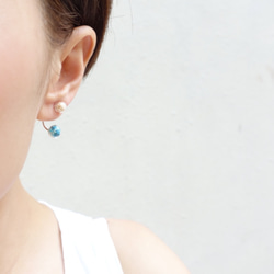 Moon Style 925SterlingSliver Earrings( 3 ways )月亮花球純銀耳環 滿天星 第1張的照片