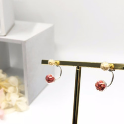 Moon Style 925SterlingSliver Earrings( 3 ways )月亮花球純銀耳環 滿天星 第2張的照片