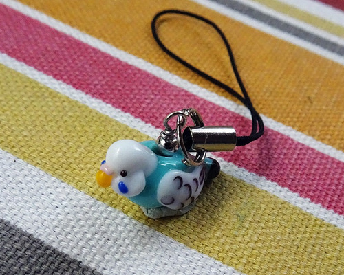【ことりちゃん】セキセイインコのストラップ 新品、本物、当店在庫だから安心】 日本全国送料無料商品人気
