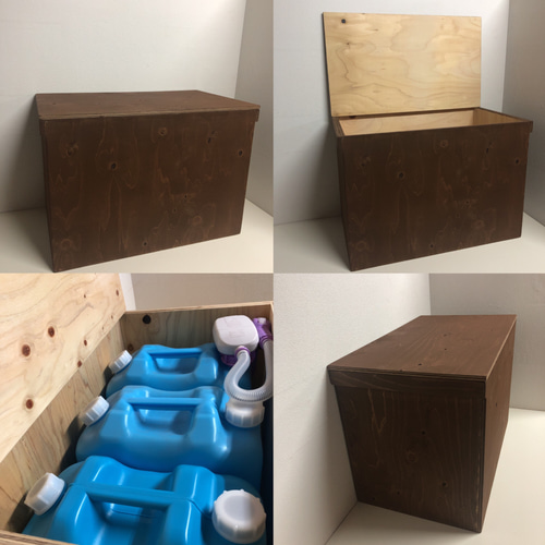 ポリタンク BOX 灯油 OIL 灯油収納BOX BRAUN 新品 未使用 3点入ります  