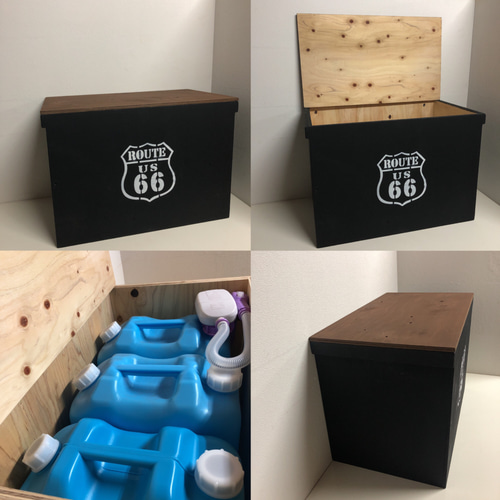 ポリタンク BOX 灯油 OIL 灯油収納BOX 新品 未使用 3点入ります