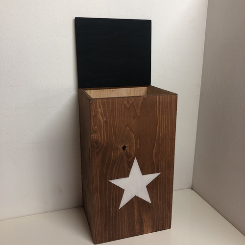 ウッドボックス ウッド ゴミ箱 トイレットペーパー収納可能箱 男前 送料手数料込 ウッドボックス ウッド ゴミ箱 トイレットペーパー収納可能箱