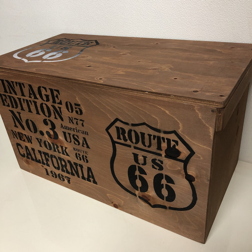 100％本物 ウッドボックス ROUTE66 ウォルナット 2Lペットボトル収納可能箱 テーブル・チェア・ハンモック
