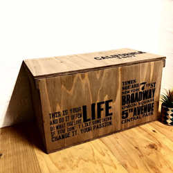 ウッドボックス ウッド ロング 無塗装 収納箱 BOX お買い得!! 新品
